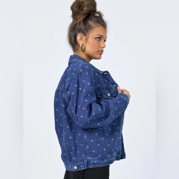 Love Heart Denim Jacket - Picture 4 of 12